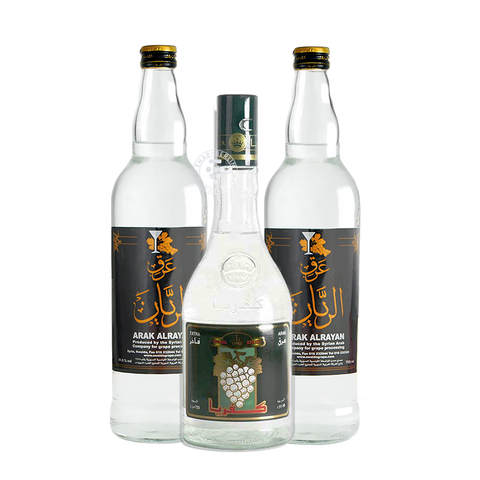 Rayan and Kefraya Arak Bundle Authentic Syrian Duo